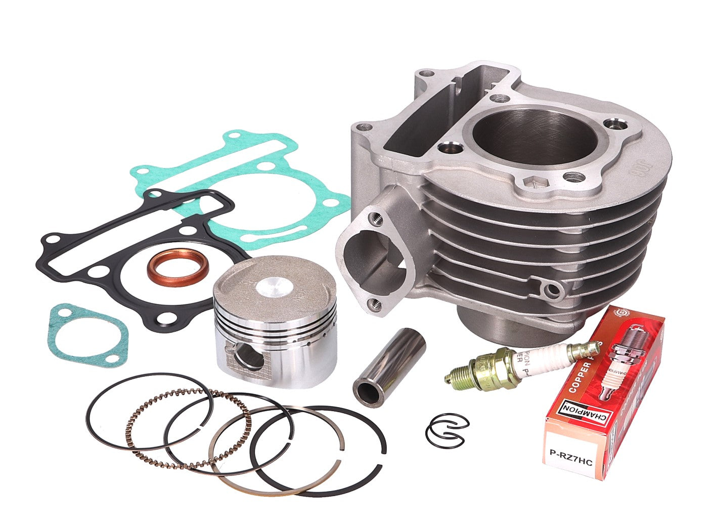 Kit Cilindru EVOK 125cc 53,7mm pentru Kymco, Baotian, SYM, Flex Tech, Adly și alte mărci GY6 125