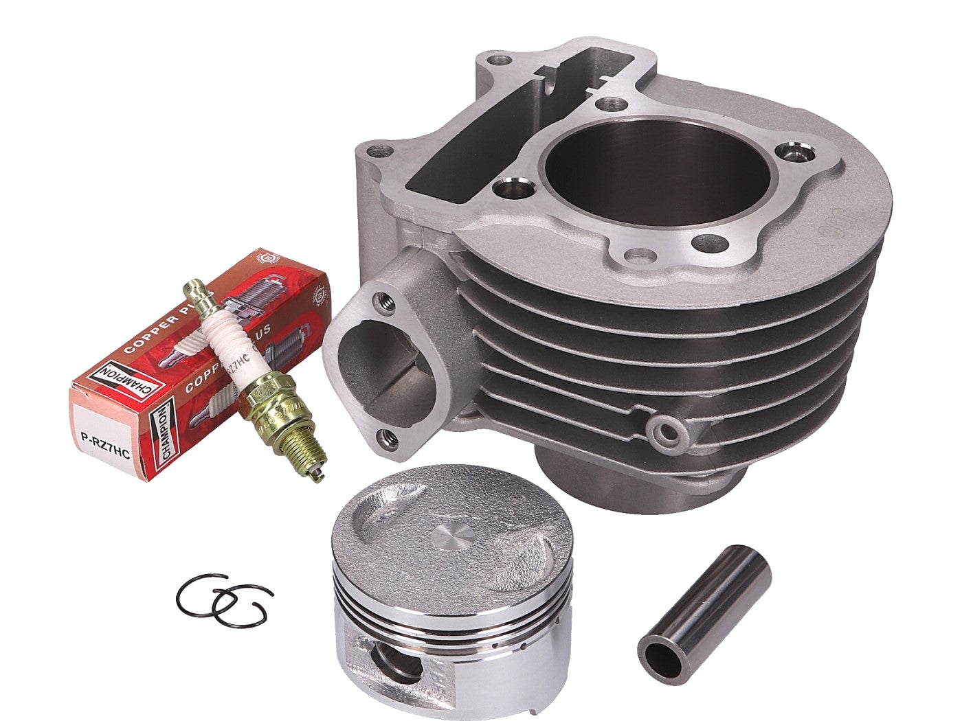 Kit cilindru EVOK 150cc 57.4mm pentru Kymco, SYM, Baotian, Flex Tech și alte mărci GY6