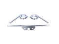 Set suporți semnalizare față/spate zimțat zincat 10mm pentru Simson S51, S53, S70