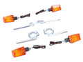 Set semnalizatoare 12V 20W cu suporți galvanizați pentru Simson S51, S53, S70