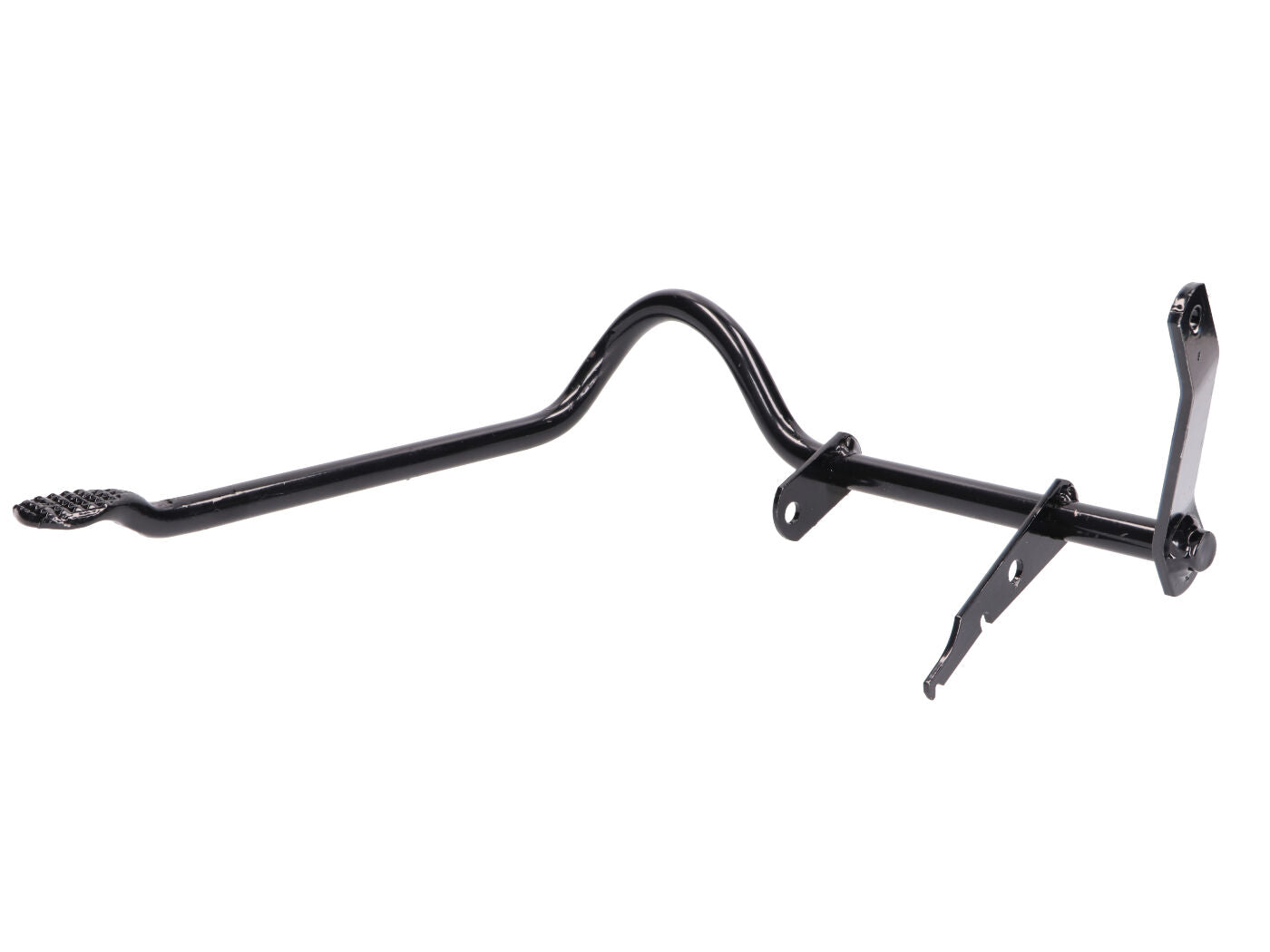 Pedală de frână spate neagră cu suport întrerupător lumină stop pentru Simson S51, S53, S70, S83