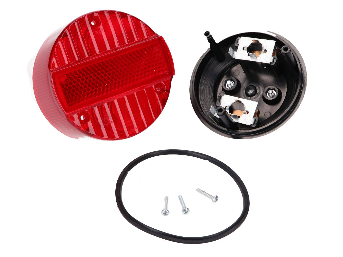 Stop 101 Octane 120mm cu lumină număr înmatriculare pentru Simson SD50, KR51/2, S51, SR50, S70, SR80 și alte modele