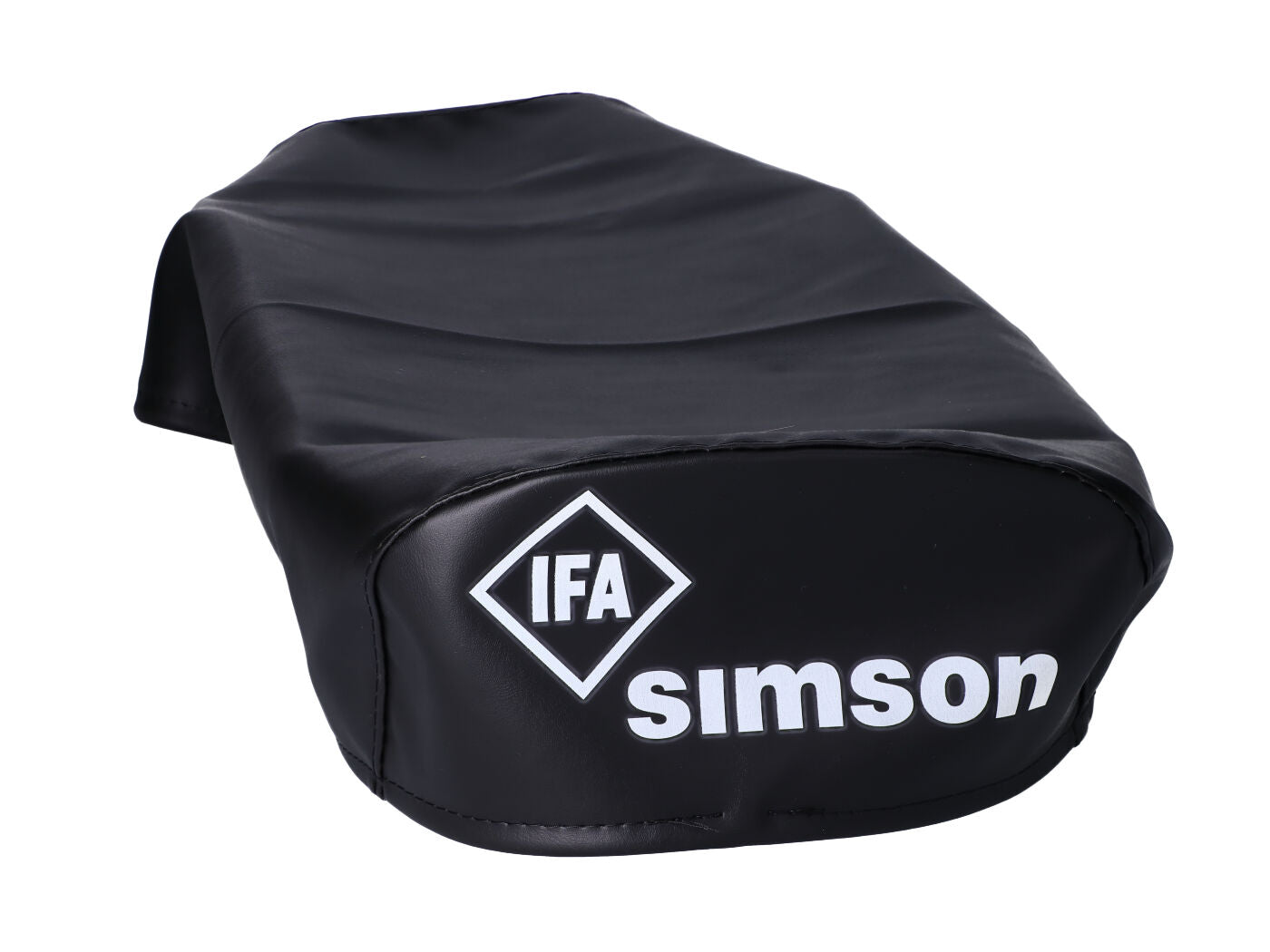 Husă șa neagră cu logo pentru Simson KR51/1 Schwalbe, KR51/2 Schwalbe, S51