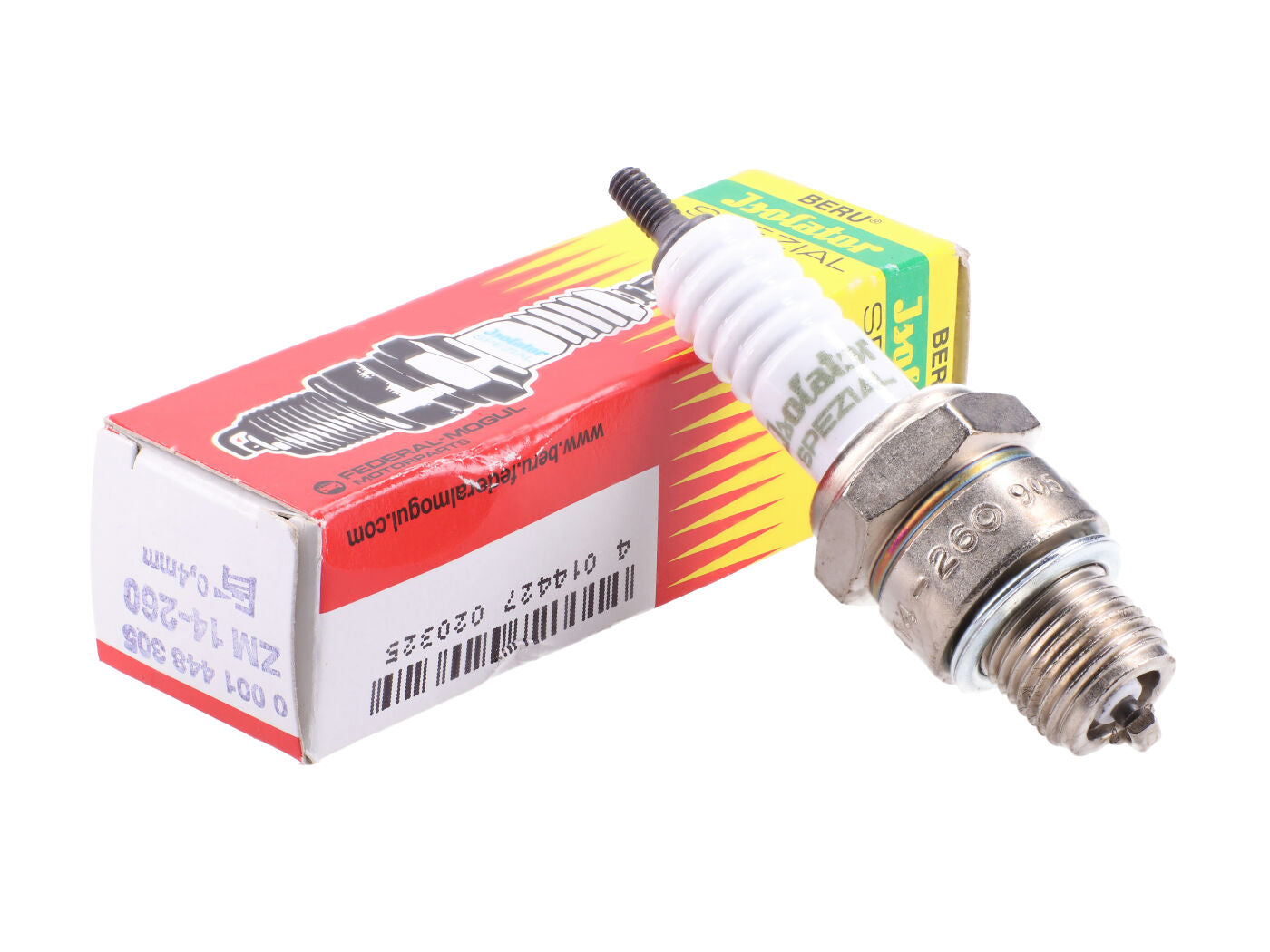 Bujie M14-260 Isolator Spezial pentru Simson SR50, SD50, KR50 Schwalbe, S51, S53, SR50 Star, S70, S83 și alte modele
