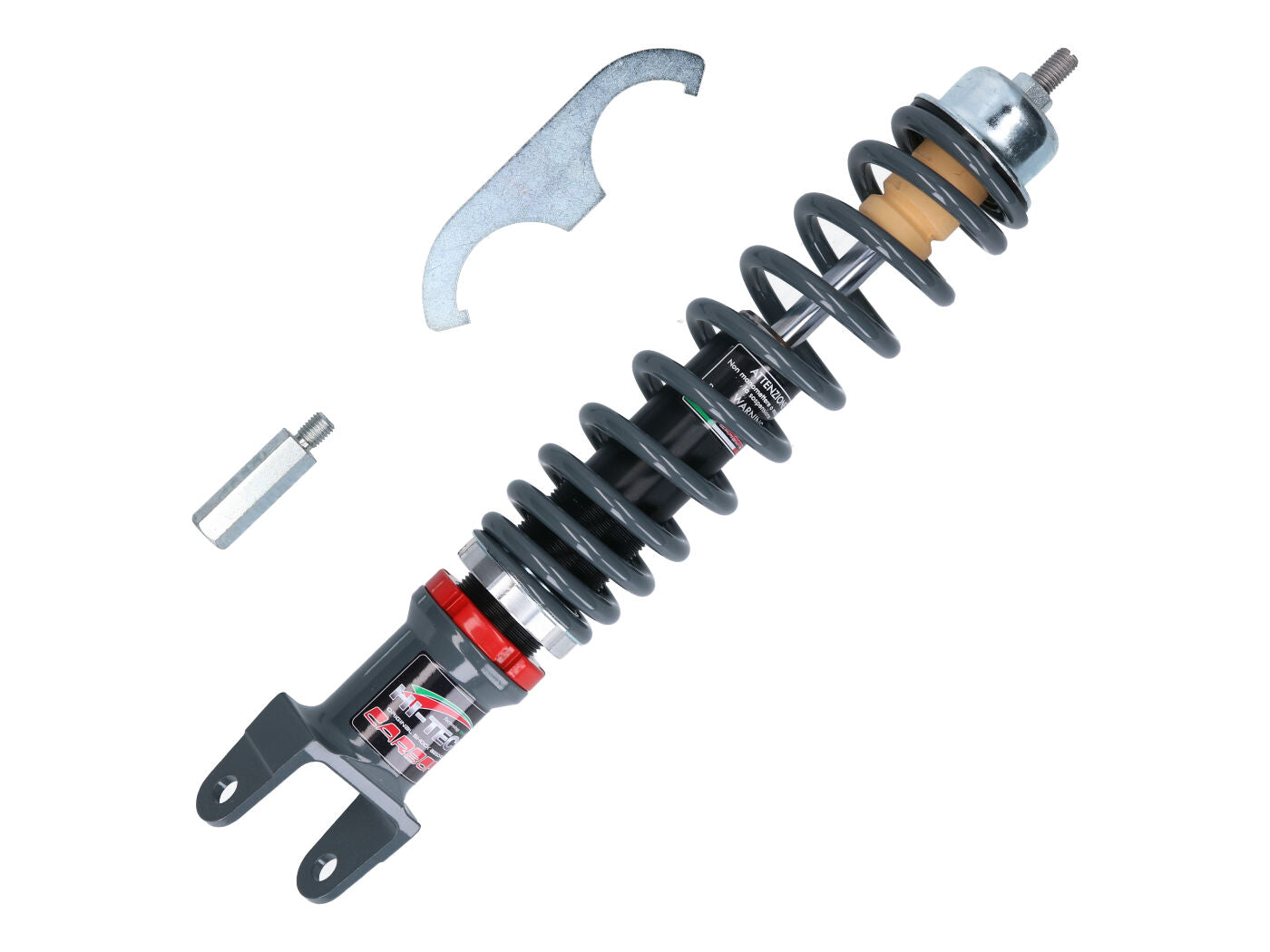 Amortizor spate Carbone Sport RS 340-365mm reglabil pe înălțime pentru Vespa Largeframe
