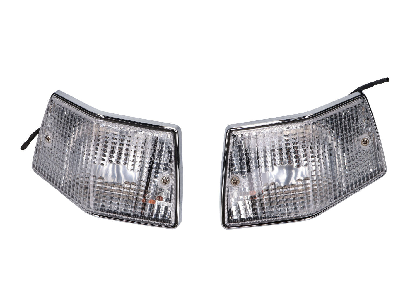 Set semnalizări spate complet alb pentru Vespa PX 125-200, Vespa T5