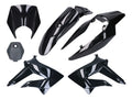 Kit carenaj complet 101 Octane negru pentru Derbi Senda, Gilera RCR, SMT și alte modele