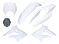 Kit carenaj complet 101 Octane alb pentru Derbi Senda, Gilera RCR, SMT și alte modele
