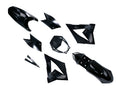 Kit carenaj complet 101 Octane negru pentru Beeline SMX 50 Black Tiger, Supercross 50, 50 SM Supermoto AM6 2T LC, CPI Supercross SX 50, Supermoto SM 50