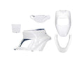 Kit carenaj TNT alb 5 piese pentru MBK Booster 50, Booster 50 Spirit, Yamaha BWs 50 2T