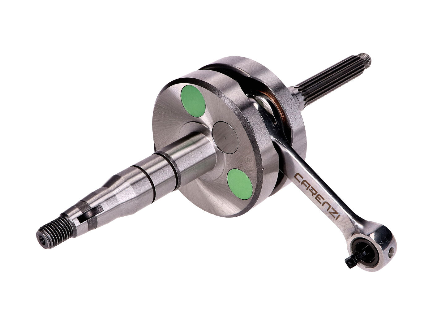 Arbore Cotit Carenzi Evolution pentru Minarelli orizontal AC/LC Yamaha, MBK, Adly, Aprilia, Malaguti și alte modele
