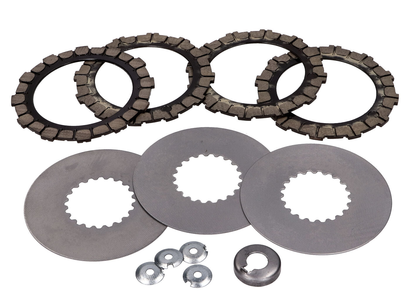 Set piese ambreiaj 12 bucăți pentru Simson S51, S53, S70, S83, SR50, SR80, KR51/2 și alte modele
