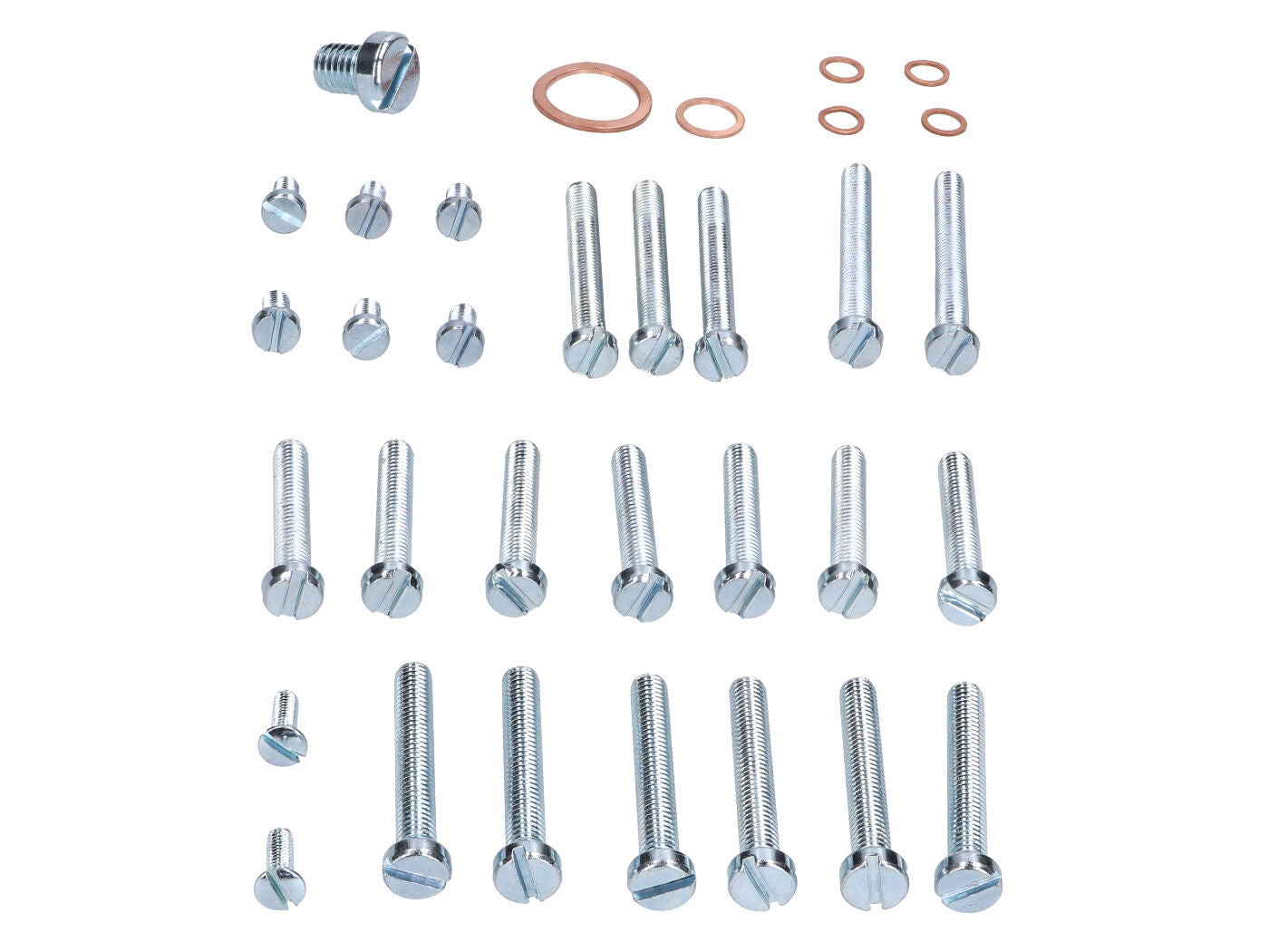 Set șuruburi și piese normalizate fixare carter motor pentru Simson S50
