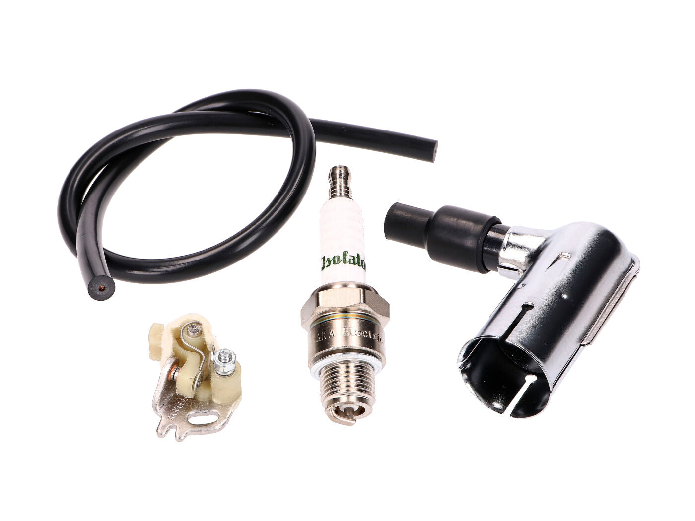 Set aprindere cu bujie, conector, contact ruptor și cablu pentru Simson KR50 Schwalbe, KR51 Schwalbe, KR51/2 Schwalbe, S51, SR 50