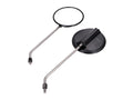 Set oglinzi rotunde M8 120mm suport oțel pentru Simson S50, S51, S53, S70, S83, SR50, SR80, KR51/2