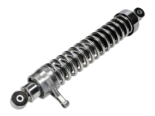 Amortizor Enduro spate stânga cu capac cromat (tip extins 2,5cm) pentru Simson S51, S53, S70, S83