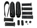 Set piese cauciuc cadru, schimbător, pedală de pornire, ghidon, furcă 14 piese pentru Simson S51 / S51 Enduro, S70 / S70 Enduro