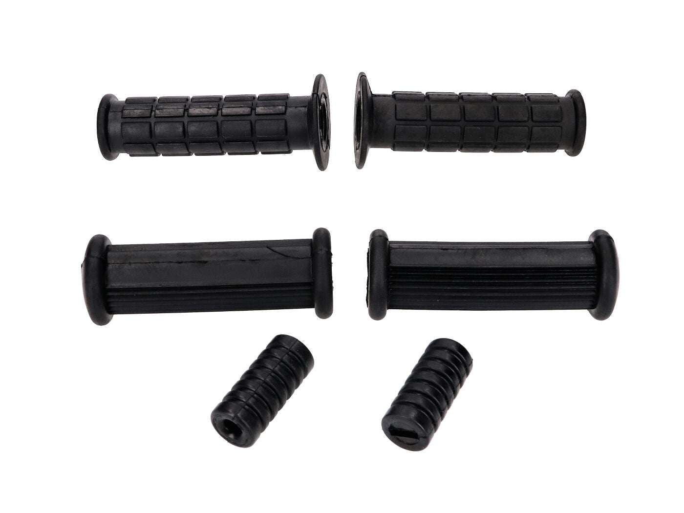 Set piese cauciuc cadru, schimbător, pedală de pornire și ghidon 6 bucăți pentru Simson S51, S53, S70, S83