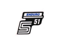 Autocolant Folie Logo S51 Enduro Albastru pentru Simson S51 / S51 Enduro [M531, M541, M542]