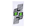 Set autocolante S51 B verde pentru Simson S51 / S51 Enduro