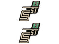 Folie autocolantă S51 B negru-verde deschis set 2 bucăți pentru Simson S51 / S51 Enduro