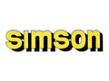 Folie inscripție / autocolant rezervor galben, negru pentru Simson S51 / S51 Enduro, S70 / S70 Enduro