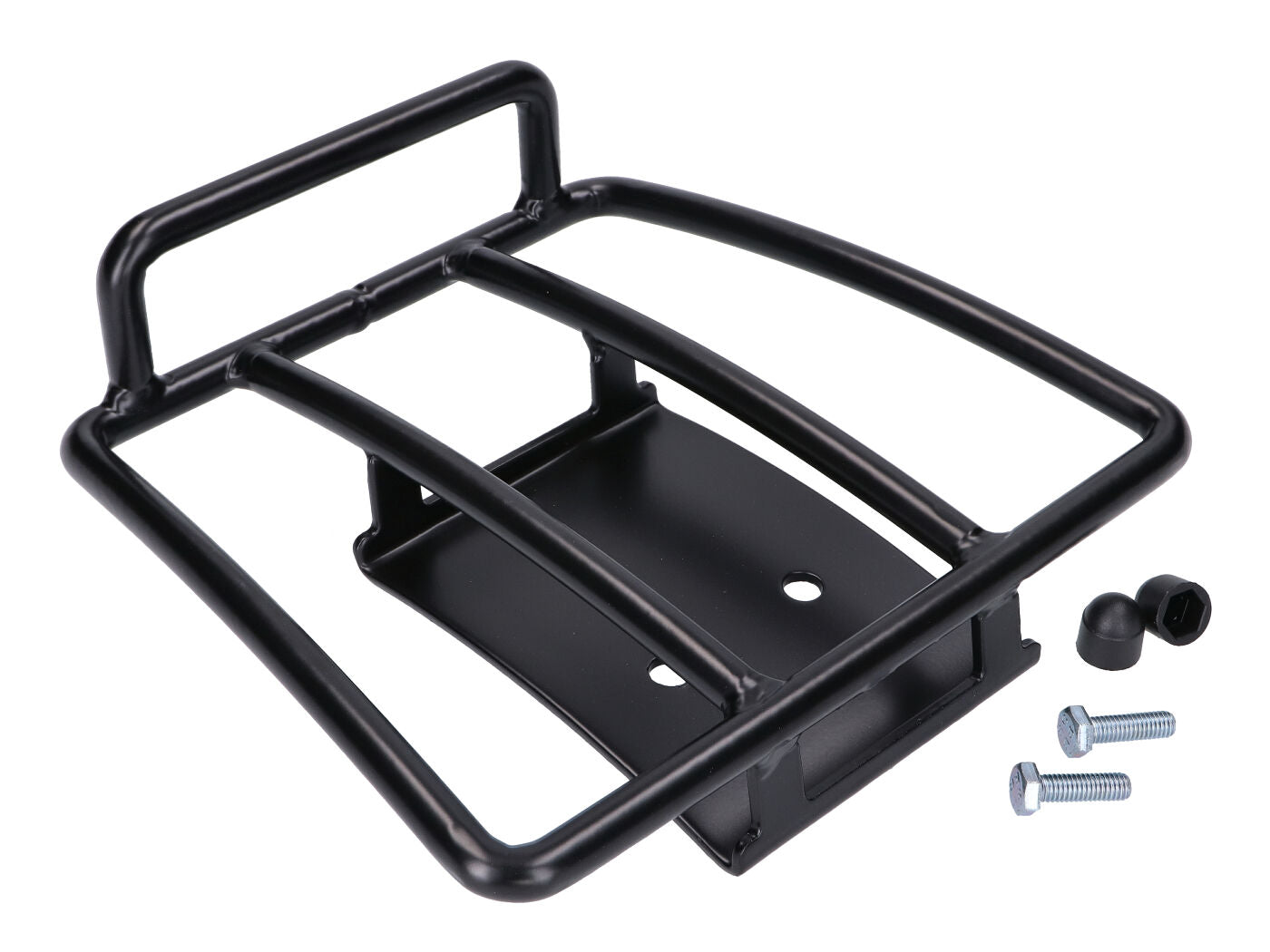Portbagaj Classic 70s negru pentru Vespa GTS 125, GTS 150, GTS 300, GTV 300 și alte modele