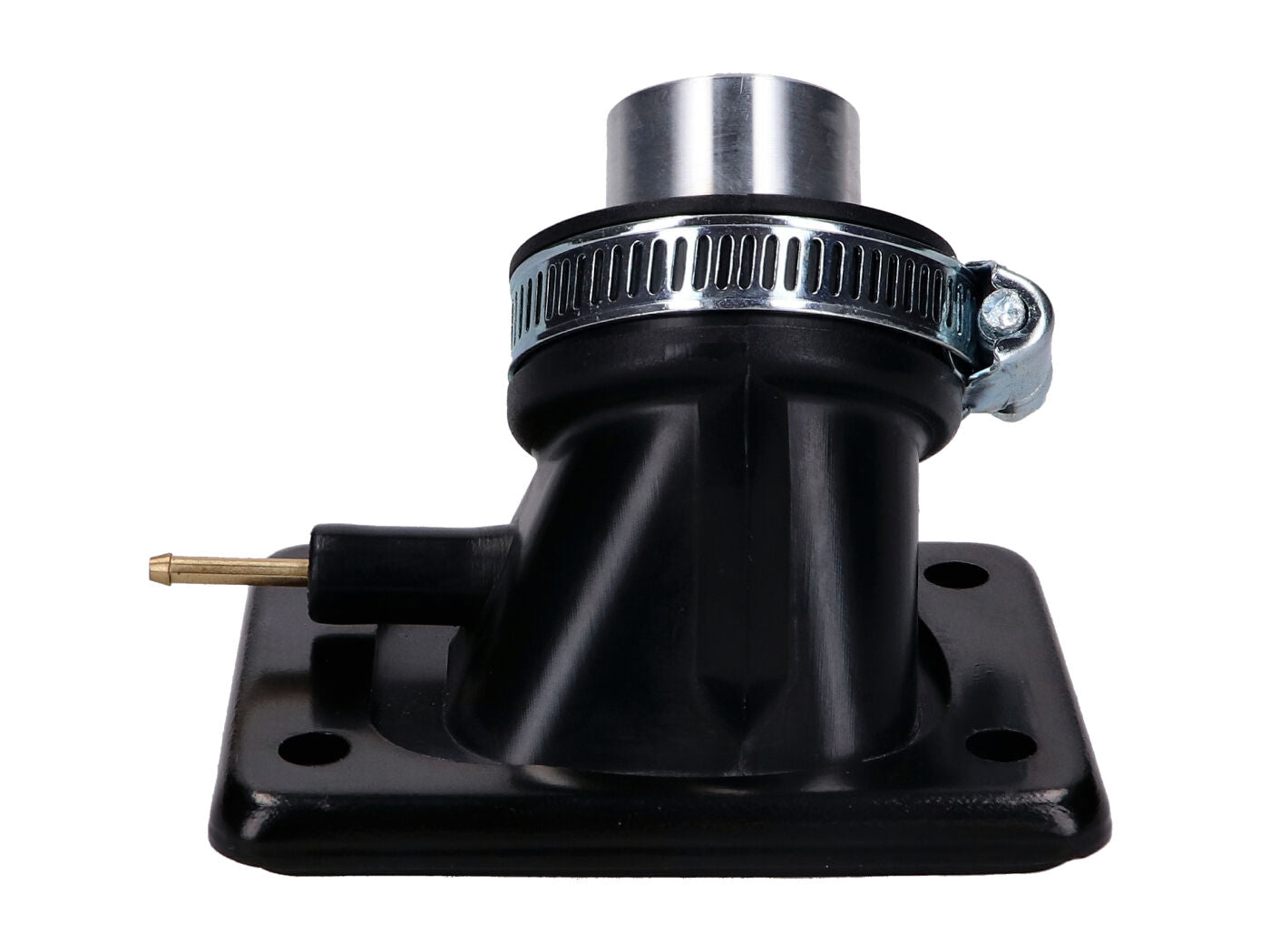 Racord de admisie 24mm cu adaptor pentru carburator cu bride pentru motor Minarelli AM6 - Rieju, Yamaha, Peugeot, MBK și alte modele