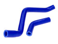 Set furtunuri radiator silicon albastru pentru Derbi Senda, Aprilia RX, SX, Gilera RCR, SMT motor D50B
