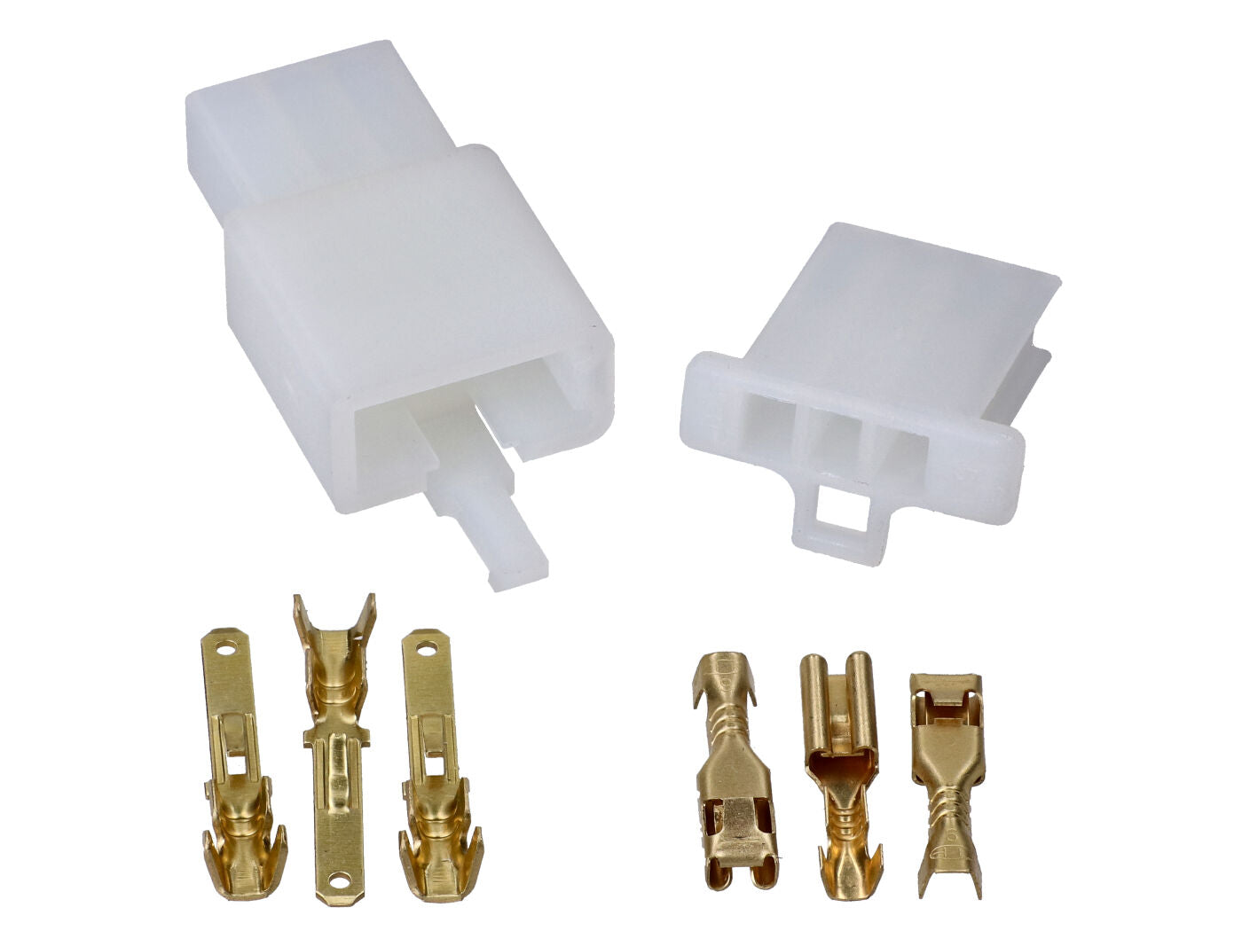 Set conectori reparație instalație electrică 3 pini 2,8mm 8 piese universal