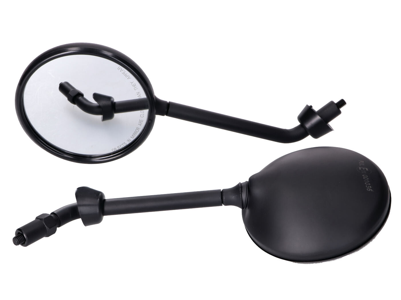 Set Oglinzi M8 Versiune Scurtă Negru pentru Vespa GTS 125 ie, GTS 300 HPE