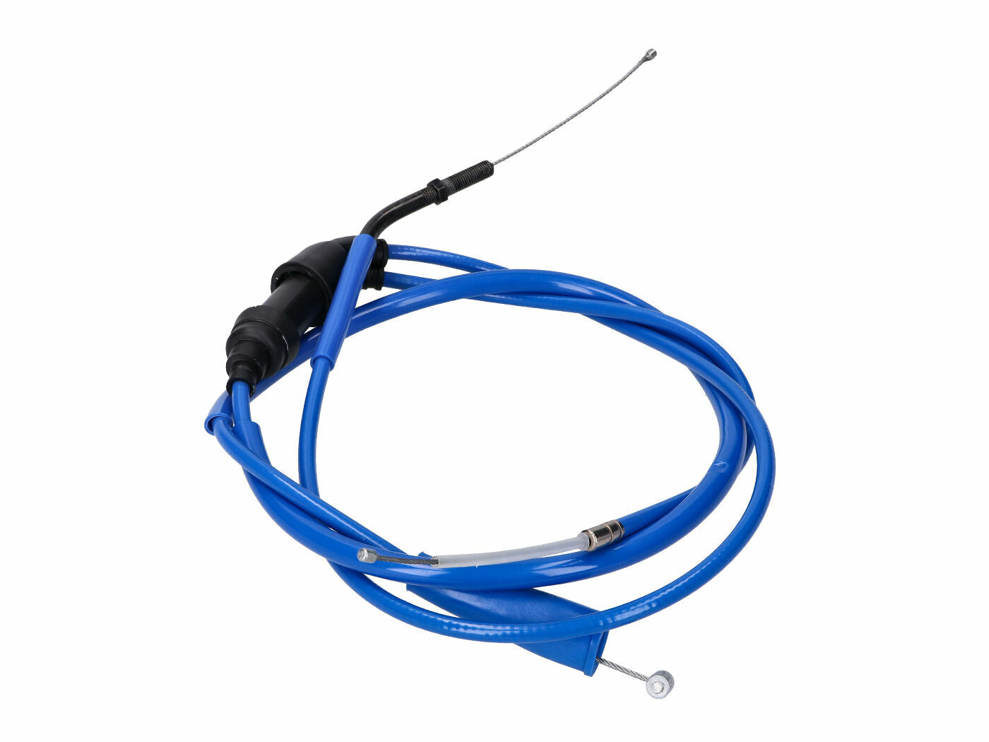 Cablu accelerație Doppler PTFE albastru pentru Derbi, Aprilia, Gilera și alte mărci