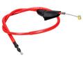 Cablu ambreiaj Doppler PTFE roșu pentru Derbi Senda, Aprilia RX 50, SX 50, Gilera SMT, RCR și alte modele