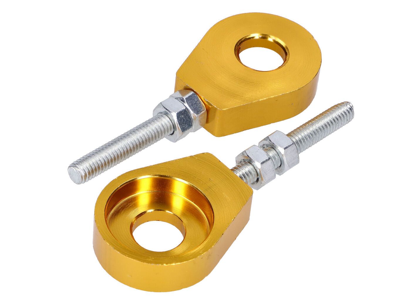 Tensor lanț 101 Octane aluminiu anodizat auriu 12mm pentru Puch, Simson și alte modele