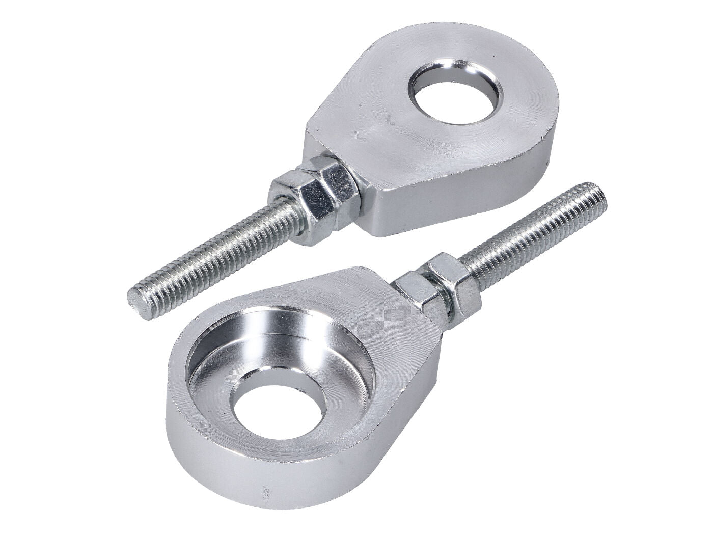 Tensor lanț 101 Octane aluminiu argintat anodizat 12mm pentru Puch, Simson și alte modele