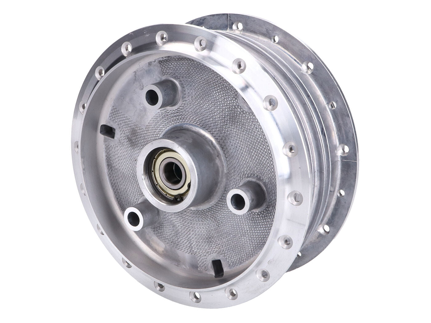 Butuc roată aluminiu CNC ranforsat pentru Simson KR51/2 Schwalbe, S51, S53, S70, S83