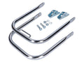 Set portbagaj spate cromat cu suport lung pentru Simson S51 / S51 Enduro, S70 / S70 Enduro