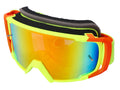 Ochelari MX S-Line Scrub galben fluo / roșu - vizieră iridium galben universal