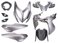 Kit carenaj TUNR negru / gri mat 9 piese pentru Yamaha Aerox 50, MBK Nitro 50 2013-