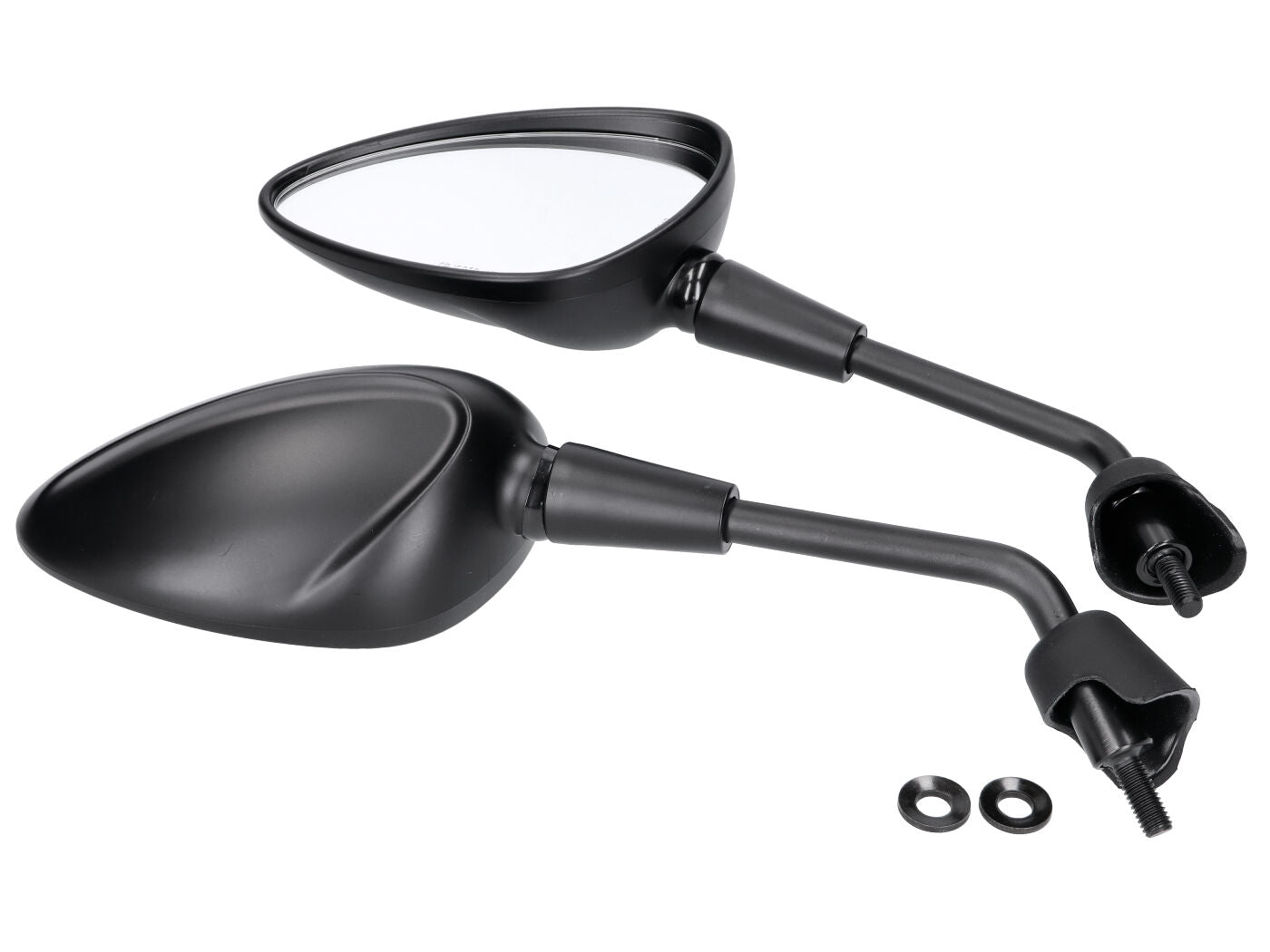 Set oglinzi 101 Octane M8 negru mat pentru Vespa Modern