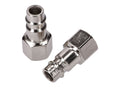 Set Racorduri Rapide Silverline 1/4 inch BSP filet interior 2 piese universal