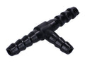 Racord T pentru furtun de benzină negru 6mm universal