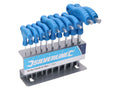 Set Chei Silverline Hexagonale în T 2-10mm 10 piese universal