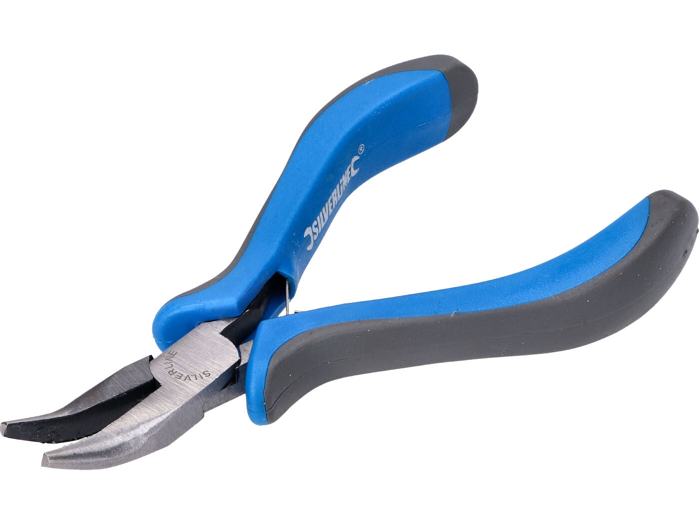 Clește cu vârf îndoit Mini Silverline 130mm universal