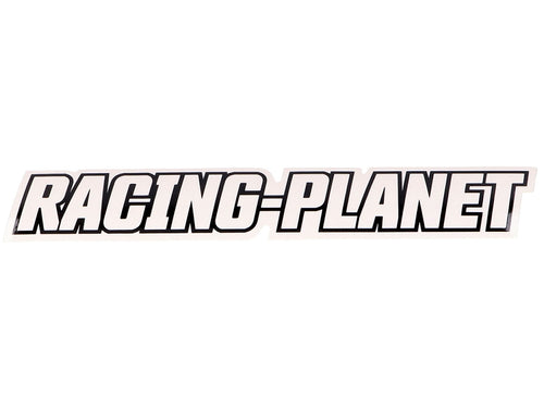 Autocolant Racing Planet 15x2,6 cm alb universal
