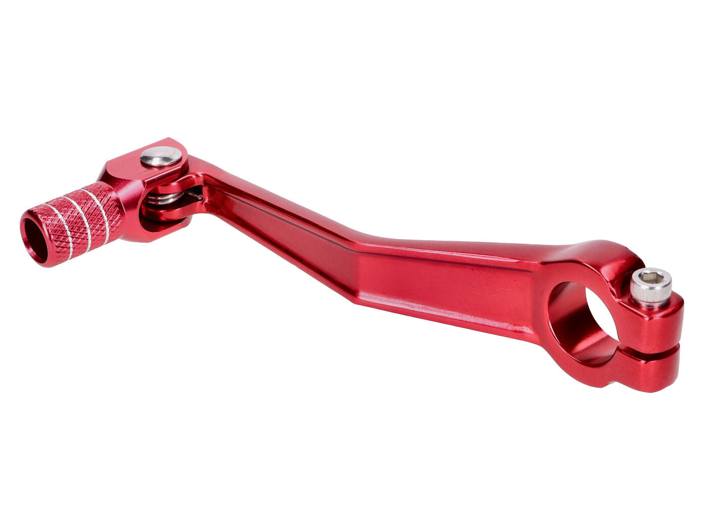 Pedală schimbător 101 Octane pliabilă aluminiu anodizat roșu pentru Simson S51, S53, S70, S83