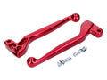 Set manete ambreiaj și frână 101 Octane ALU anodizat roșu pentru Simson S50, S51, S53, S70, S83, SR50, SR80