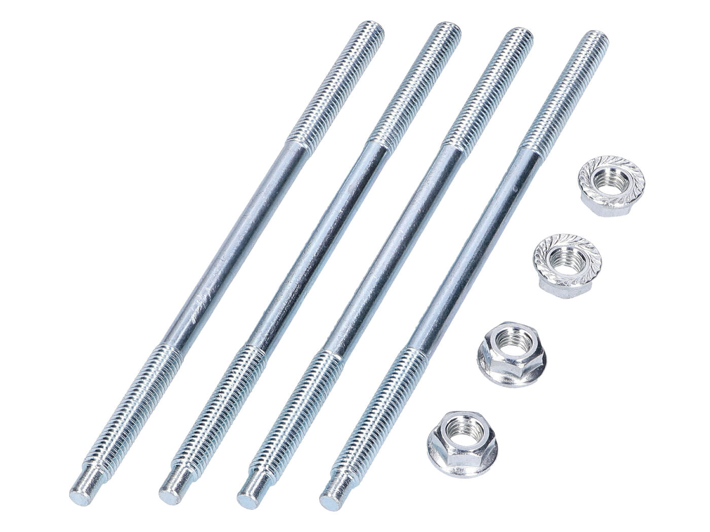 Set prezoane cilindru 101 Octane M6x125mm pentru Simson S51, S70, S53, SR50, SR80, Schwalbe KR51/2 și alte modele