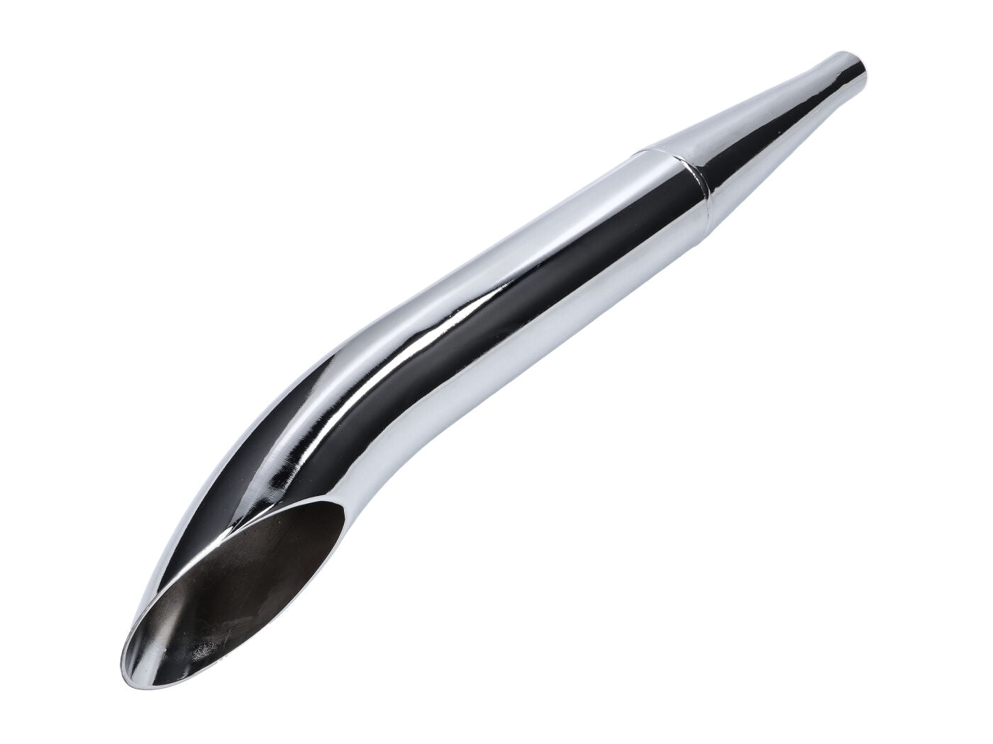 Eșapament Lateral Swiing 28/60mm Cromat pentru Mofă universal