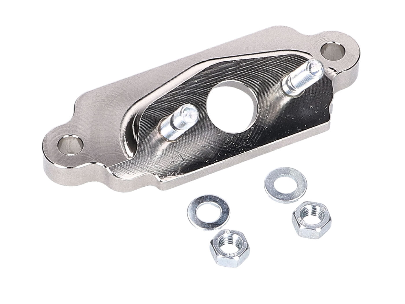 Flanșă intermediară Swiing 12mm bloc membrană CNC pentru Sachs 502, 50/2, 50/3, 50/4